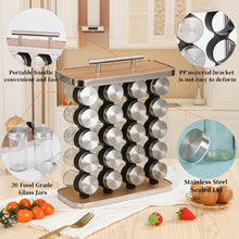 Load image into Gallery viewer, CARLA HOME 20-Jar Spice Rack Organizer Storage for Kitchen Countertop or Cabinet-1978962257857613826