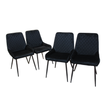 Load image into Gallery viewer, Dining Chairs x 8 Padded Seat Soft Velvet-1973193569133006856