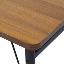 Load image into Gallery viewer, Levede 1x Dining Table +1x Bench Set Steel Home Kitchen Farmhouse Brown-1973193809990914052