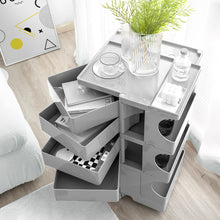 Load image into Gallery viewer, ArtissIn Storage Trolley Bedside Table 5 Tier Cart Boby Replica Grey