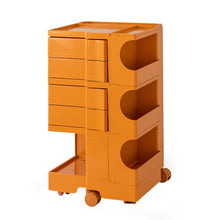 Load image into Gallery viewer, Artiss Storage Trolley Bedside Table 5 Tier Cart Boby Replica Orange