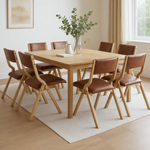 Load image into Gallery viewer, Levede 8x Dining Chairs Foldable PU Tan-1975420358932697095