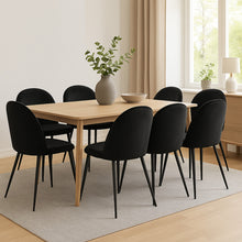 Load image into Gallery viewer, Levede 8x Dining Chairs Kitchen Cafe Black-1975420351374561287