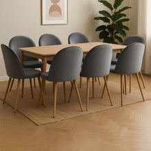 Load image into Gallery viewer, Levede 8x Dining Chairs Seat French Grey-1975420351928209415