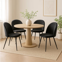 Load image into Gallery viewer, Levede 4x Dining Chairs Kitchen Cafe Black-1975420351026434055