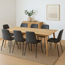 Load image into Gallery viewer, Levede Stackable Dining Chairs Kitchen Grey Set of 8-1975420357670211591