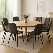 Load image into Gallery viewer, Levede 8x Dining Chairs Kitchen Velvet Grey-1973193557816774663