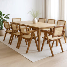 Load image into Gallery viewer, Levede 8x Walnut Wicker Armchair Dining Chair-1975420361625440263