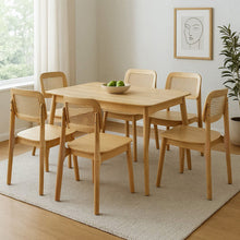 Load image into Gallery viewer, Levede 6x Rattan Dining Chair Wooden Kitchen Chair-1973194183187501063