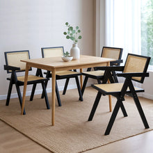 Load image into Gallery viewer, Levede 4x Black Wicker Armchair Dining Chair-1975420360539115527