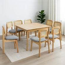 Load image into Gallery viewer, Levede Dining Chair Wood Rattan Armless Natural x8-1973193572144517127