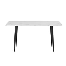 Load image into Gallery viewer, 1.5M Artiss Dining Table Marble Effect
