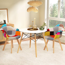 Load image into Gallery viewer, 1 Artiss Dining Table and 2 Chairs Set DSW 90cm