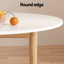 Load image into Gallery viewer, 1 Artiss Dining Table and 4 Chairs Set Wishbone Wood