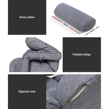 Load image into Gallery viewer, Artiss Floor Chair Lounge Sofa Swivel Grey - The White Mall