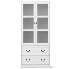Load image into Gallery viewer, Artiss Buffet Sideboard 180cm Hutch Storage Cabinet Kitchen Drawer Door White