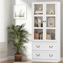 Load image into Gallery viewer, Artiss Buffet Sideboard 180cm Hutch Storage Cabinet Kitchen Drawer Door White