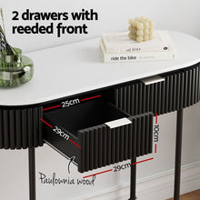 Load image into Gallery viewer, Artiss Console Table 2 Drawers 100CM - The White Mall