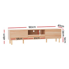 Load image into Gallery viewer, Artiss Entertainment Unit Stand TV Cabinet Storage Drawers Display Shelf 180CM