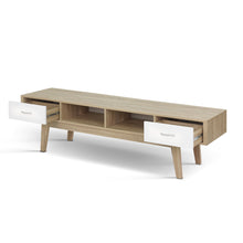Load image into Gallery viewer, Artiss TV Cabinet Entertainment Unit 180cm Oak White Gary