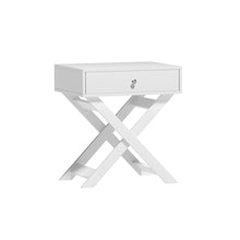 Load image into Gallery viewer, Artiss Bedside Table Drawers Side Table Storage Cabinet Nightstand White QARA