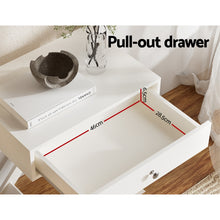 Load image into Gallery viewer, Artiss Bedside Table Drawers Side Table Storage Cabinet Nightstand White QARA