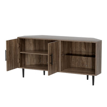 Load image into Gallery viewer, Artiss Corner Entertainment Unit Stand TV Cabinet Open Storage Shelf 120CM
