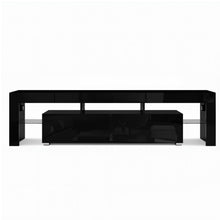Load image into Gallery viewer, Artiss Entertainment Unit TV Cabinet LED 189cm Black Elo