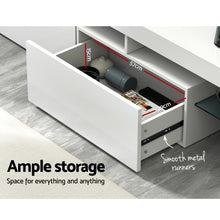 Load image into Gallery viewer, Artiss Entertainment Unit TV Cabinet LED 189cm White Elo