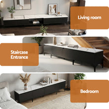 Load image into Gallery viewer, Artiss TV Cabinet Entertainment Unit Stand Extendable Black