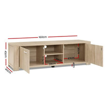 Load image into Gallery viewer, Artiss TV Cabinet Entertainment Unit 160cm Pine Maxi