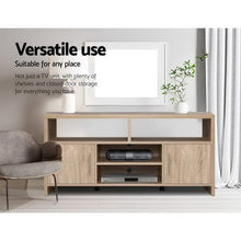 Load image into Gallery viewer, Artiss TV Cabinet Entertainment Unit 140cm Oak Ken