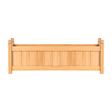 Load image into Gallery viewer, 2x Green Fingers Raised Garden Bed 90x30x33cm Wooden Planter Box Raised Container Growing