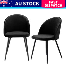 Load image into Gallery viewer, Levede 4x Dining Chairs Kitchen Cafe Black-1975420351026434056