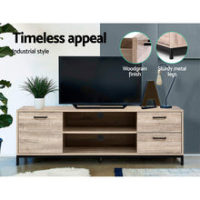 Load image into Gallery viewer, Artiss TV Cabinet Entertainment Unit 132cm Pine Tania - The White Mall