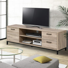 Load image into Gallery viewer, Artiss TV Cabinet Entertainment Unit 132cm Pine Tania - The White Mall