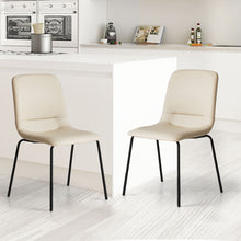 Load image into Gallery viewer, Levede Stackable Dining Chairs Kitchen Beige-1973194080162811910