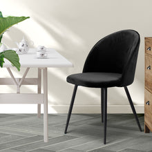 Load image into Gallery viewer, Levede 2x Dining Chairs Kitchen Cafe Black-1973194069391839239