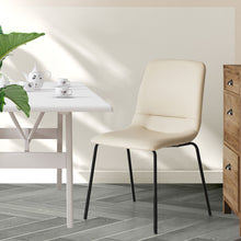 Load image into Gallery viewer, Levede Stackable Dining Chairs Kitchen Beige-1973194080162811911