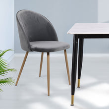 Load image into Gallery viewer, Levede 2x Dining Chairs Seat French Grey-1975420492244455431