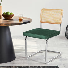 Load image into Gallery viewer, Levede 2xRattan Chair Dining Chairs Green-1975420498355556359