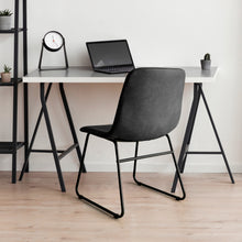 Load image into Gallery viewer, Levede 2x Dining Chairs Kitchen Table Black-1975420498745626631