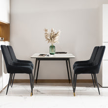 Load image into Gallery viewer, Dining Chairs x 8 Padded Seat Soft Velvet-1973193569133006855