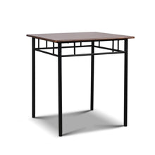Load image into Gallery viewer, Artiss Dining Table And Chairs Set fo 3 Walnut