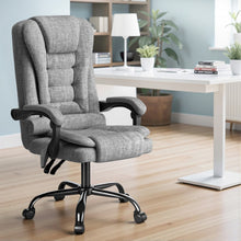 Load image into Gallery viewer, Artiss Executive Office Chair 4-Point Massage Adjustable Ergonomic Recline Back