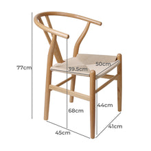 Load image into Gallery viewer, Levede 2x Dining Chairs Wooden Hans Clear-1973194070943731714