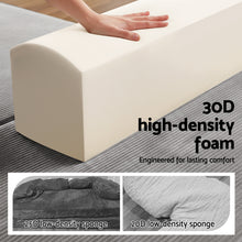 Load image into Gallery viewer, Artiss Convertible Folding Sofa Bed 30D High - Density Foam Boneless Couch with Corduroy Sleeper Couch Lounger for Living Room Grey - The White Mall