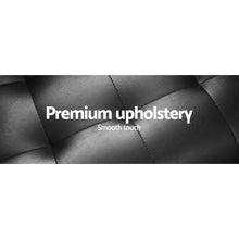 Load image into Gallery viewer, Artiss Sofa Bed Lounge Convertible Leather Couch Bed 3 Seater Cupholder Recliner - The White Mall