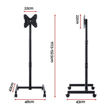 Load image into Gallery viewer, Artiss TV Stand 13-50" Universal Mobile Adjustable Height TV Stand with Wheels