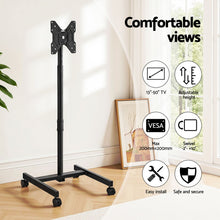 Load image into Gallery viewer, Artiss TV Stand 13-50" Universal Mobile Adjustable Height TV Stand with Wheels